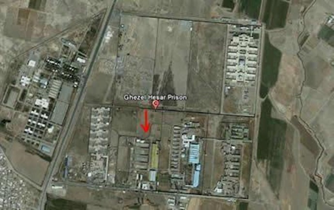 عکس هوایی زندان قزلحصار کرج