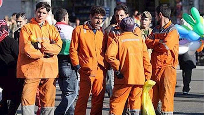 اعتراض کارگران شهرداری-- آرشیو