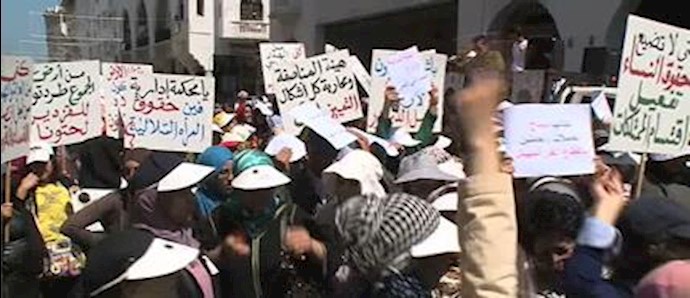 تظاهرات  زنان مراکش