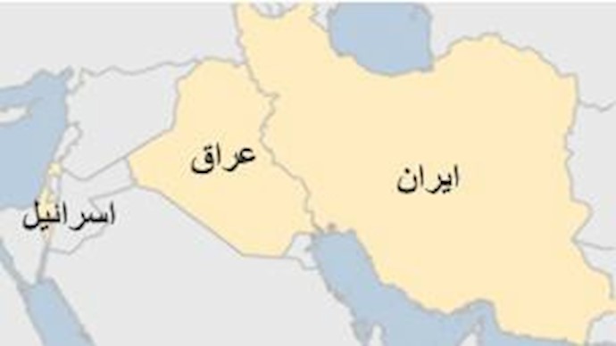 نقشه عراق و ایران