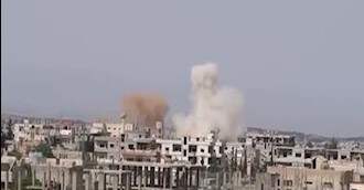 بمباران شهرهای سوریه