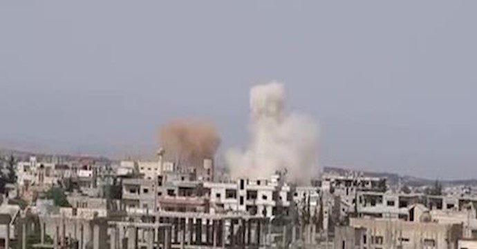 بمباران شهرهای سوریه