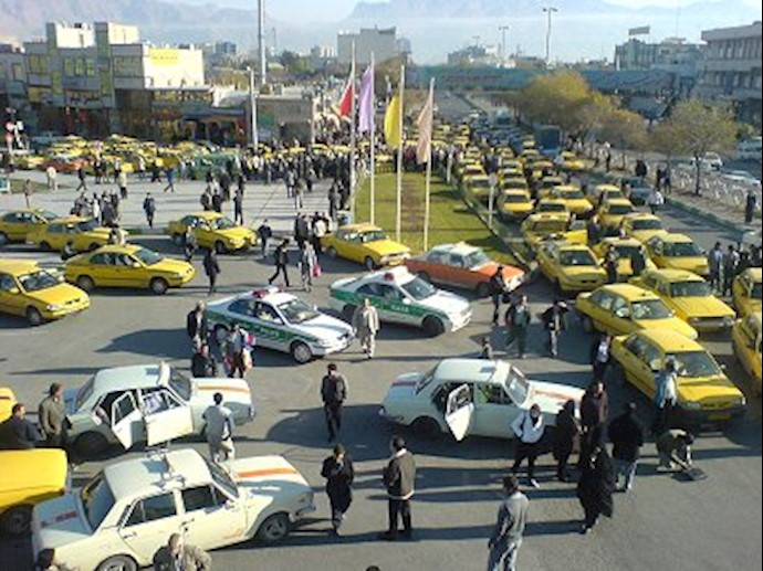 اعتراض رانندگان تاکسی -آرشیو