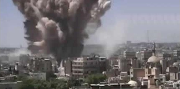 انفجار مقر مزدوران بشار اسد- آرشیو