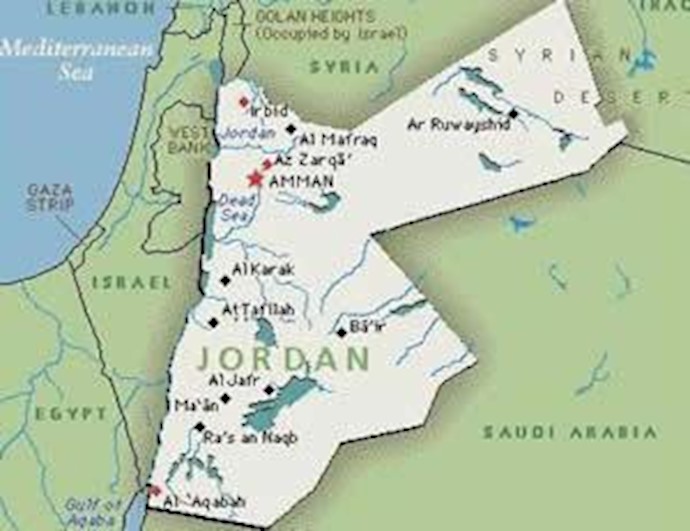 نقشه اردن