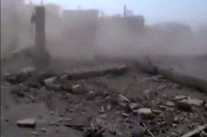 بمباران مناطق مختلف شهر حلب سوریه توسط نیروهای جنایتکار 