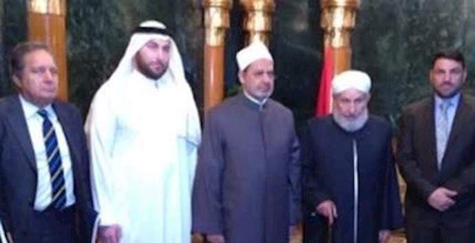 ديدار علامه شیخ عبدالملک السعدی مرجع بزرگ اهل تسنن در عراق با امام الازهر در قاهره، شیخ احمد الطیب 