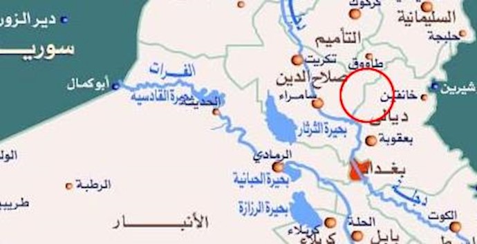 نقشه منطقه عظیم در عراق
