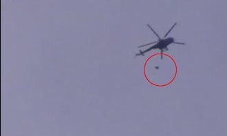 انداختن بمبهای بشکه ای توسط هلیکوپترهای بشار اسد