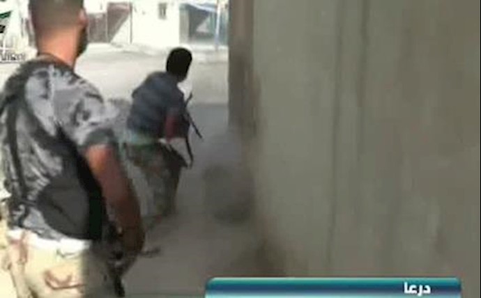 رزمندگان سوریه در شهر درعا