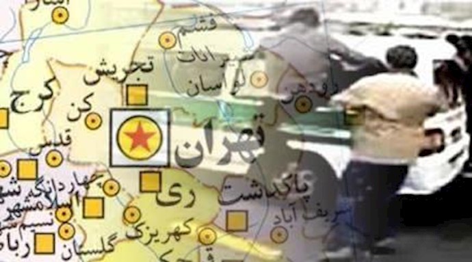 درگیری جوانان در غرب تهران با گشت نیروهای سرکوبگر - آرشیو
