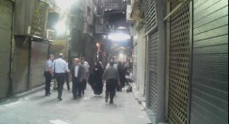 اعتصاب در بازار تهران - آرشيو