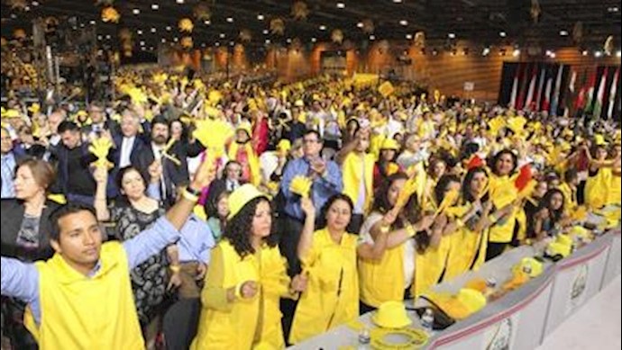 گردهمایی بزرگ مقاومت ایران در پاریس 