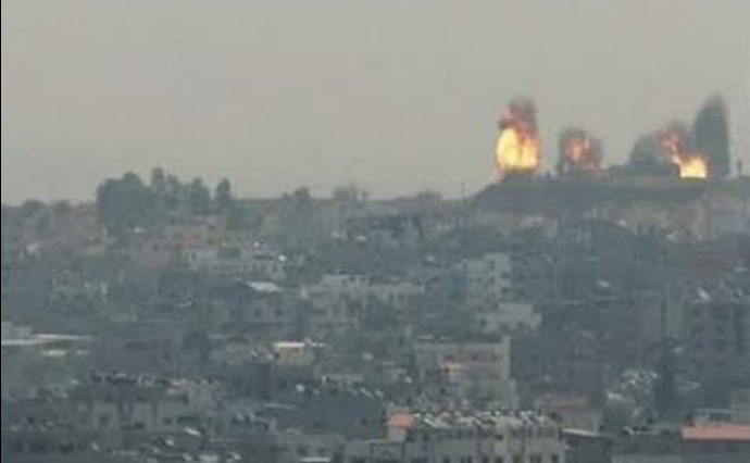 نقض آتش‌بس توسط تانکهای اسرائیلی در غزه