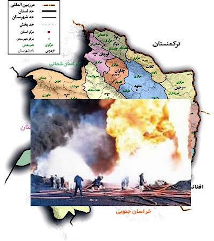 انفجار لوله گاز در مشهد-آرشیو