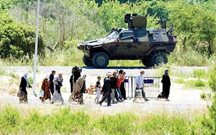 پناهندگان سوری در مرزهای ترکیه