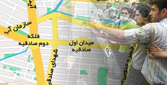 درگیری جوانان با نیروی انتظامی در تهران