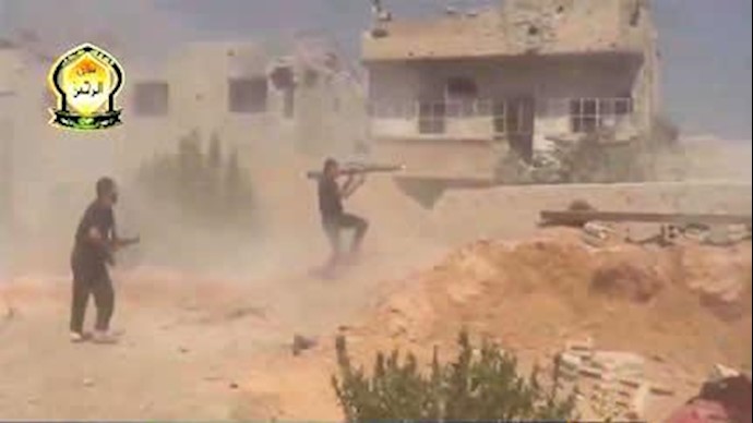 در گیریهای رزمندگان سوری در اطراف دمشق