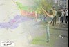 درگیری جوانان کرج با بسیجیان مزدور