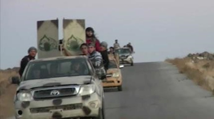 رزمندگان ارتش آزاد سوریه بسوی جبهه های نبرد میشتابند
