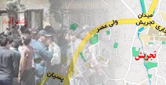 درگير شدن جوانان با مأموران سركوبگر انتظامي در تجريش-آرشيو