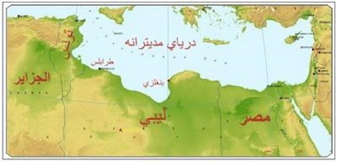 لیبی - موقعیت بنغازی