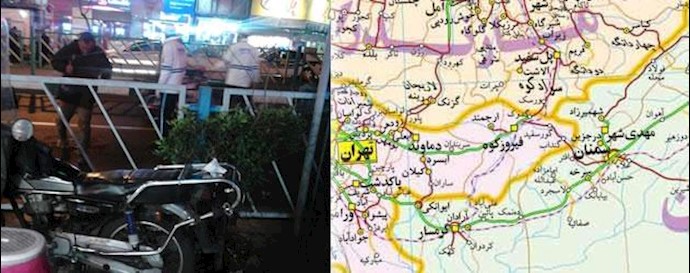 تهران- عقب‌نشینی مأموران راهنمایی در درگیری با جمعی از موتور سواران