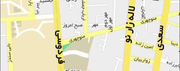 خیابان منوچهری - تهران