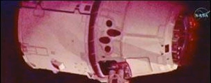 تصویری از فضاپیمای دراگون