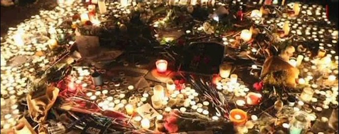 همدردی با قربانیان تروریسم در فرانسه