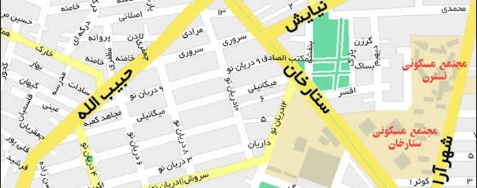 خیابان ستارخان - تهران