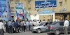 تجمع معلمان در جلوی اداره آموزش و پرورش کرمانشاه 