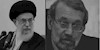 پاسدار علی لاریجانی و خامنه‌ای