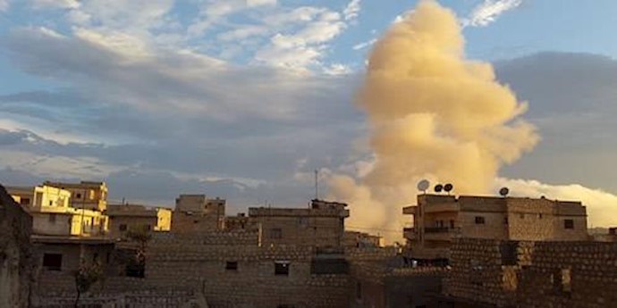 بمباران سوریه توسط هواپیماهای روسیه