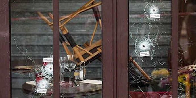 اماکنی که توسط تروریستها در پاریس به رگبار بسته‌اند
