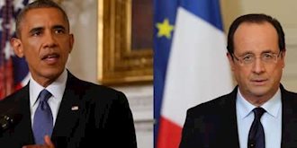 رئیس جمهور فرانسه و آمریکا