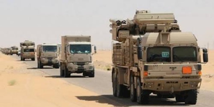 خودروهای نظامی ارسال شده به جبهه تعز 