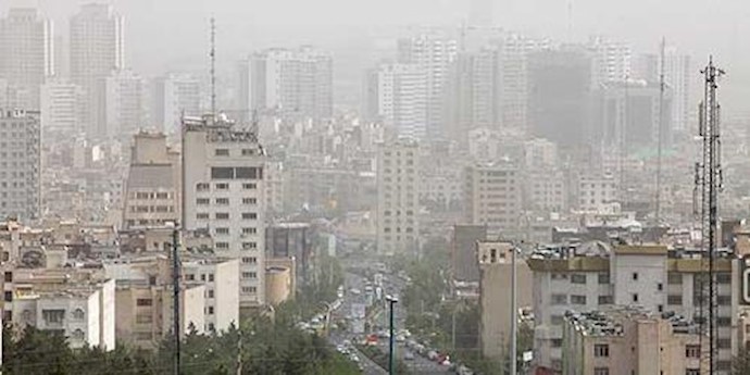 تصاویری از آلودگی هوا در تهران