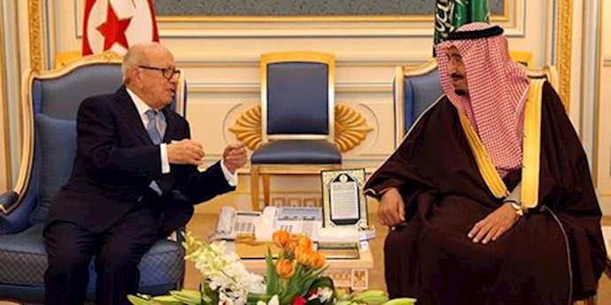 ملک سلمان پادشاه عربستان سعودی، باجی قائد السبسی رئیس‌جمهوری تونس