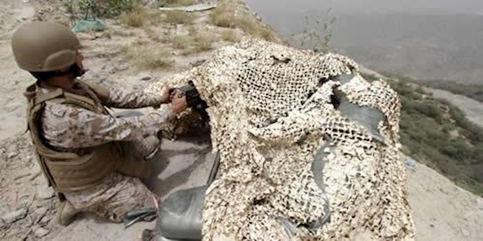 مرزبانان و ارتش عربستان در مرز با یمن