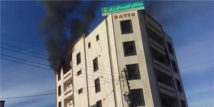 آتشسوزى در ايذه در يك ساختمان پنج طبقه باعث جان باختن يك پزشك جوان زن شد