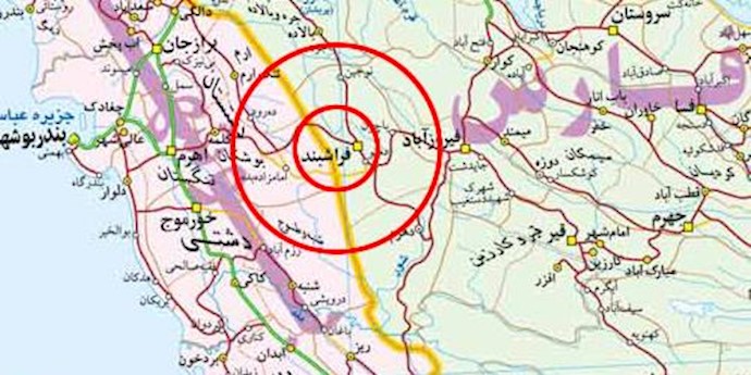 زمین لرزه در استان فارس - فراشبند