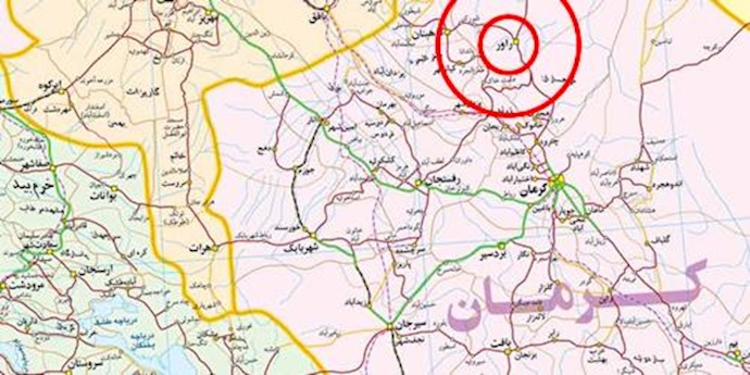 زمین لرزه در راور کرمان