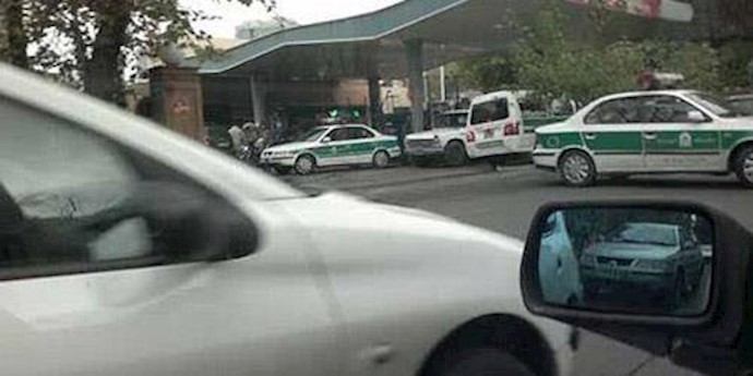 درگیری مردم با نیروی سرکوبگر انتظامی - آرشیو