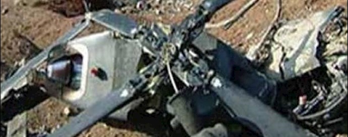 سقوط هلیکوپتر در دربند تهران