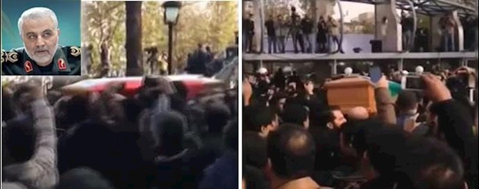 قاسم سلیمانی و مزدوران به هلاكت رسيده رژيم آخوندي در سوريه