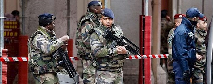 پلیس فرانسه - حمله به سربازان فرانسوی با چاقو