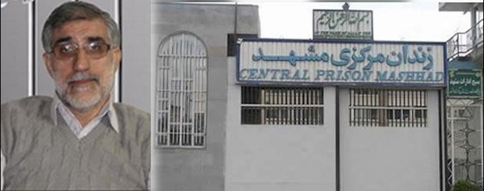 زندانی سیاسی علی عبادی درزندان مرکزی مشهد