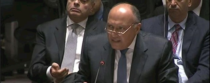 سامح شکری وزیر خارجه مصر