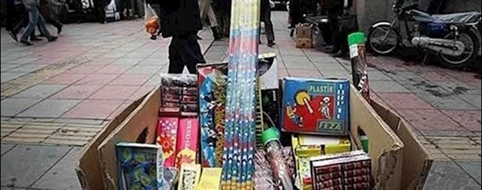 فروشندگان لوازم چهارشنبه سوری